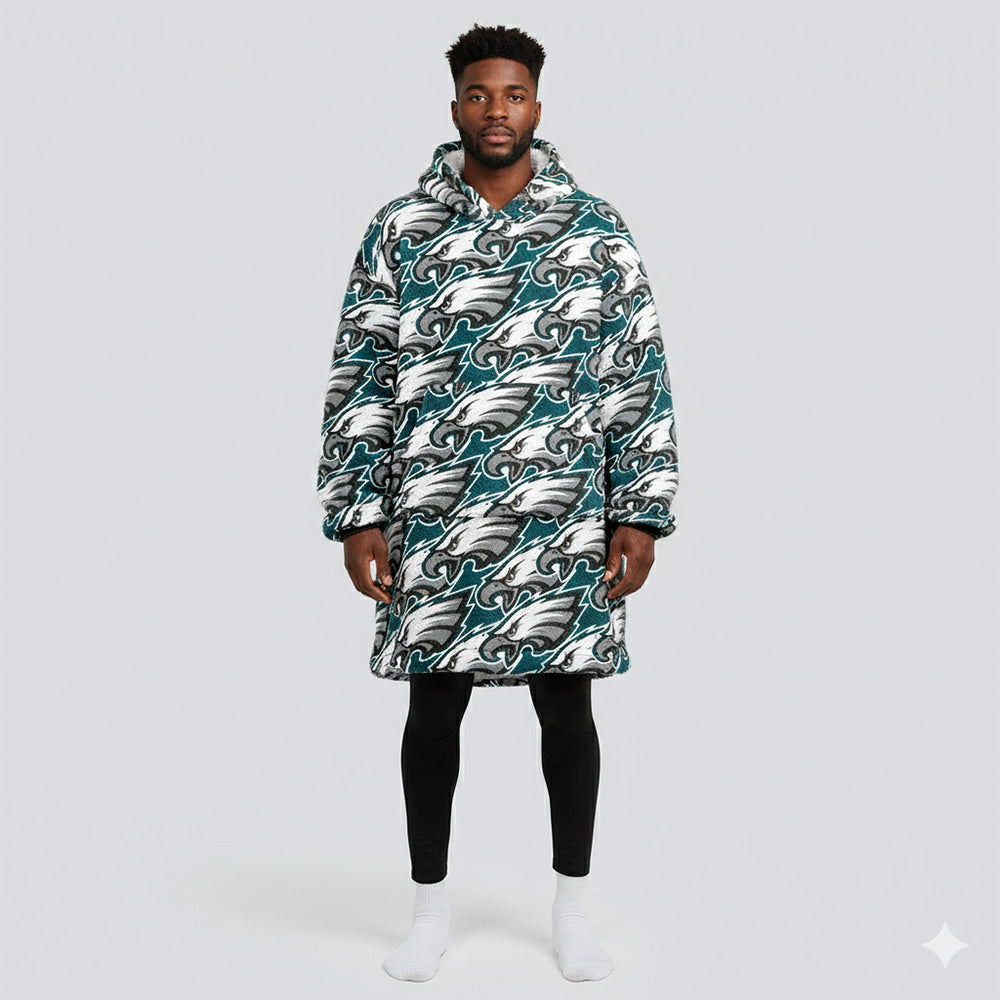 Sudaderota Philadelphia Eagles MaxiLogo