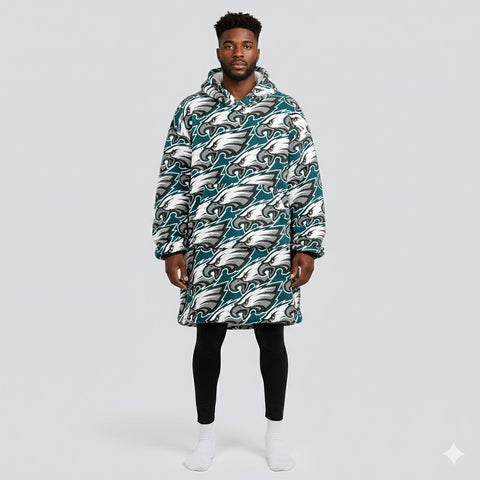 Sudaderota Philadelphia Eagles MaxiLogo