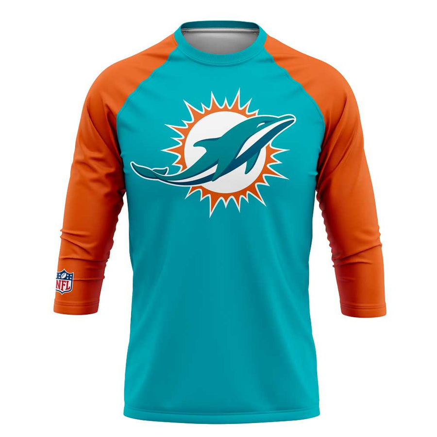 Playera Pijama Ranglan Miami Dolphins AFC