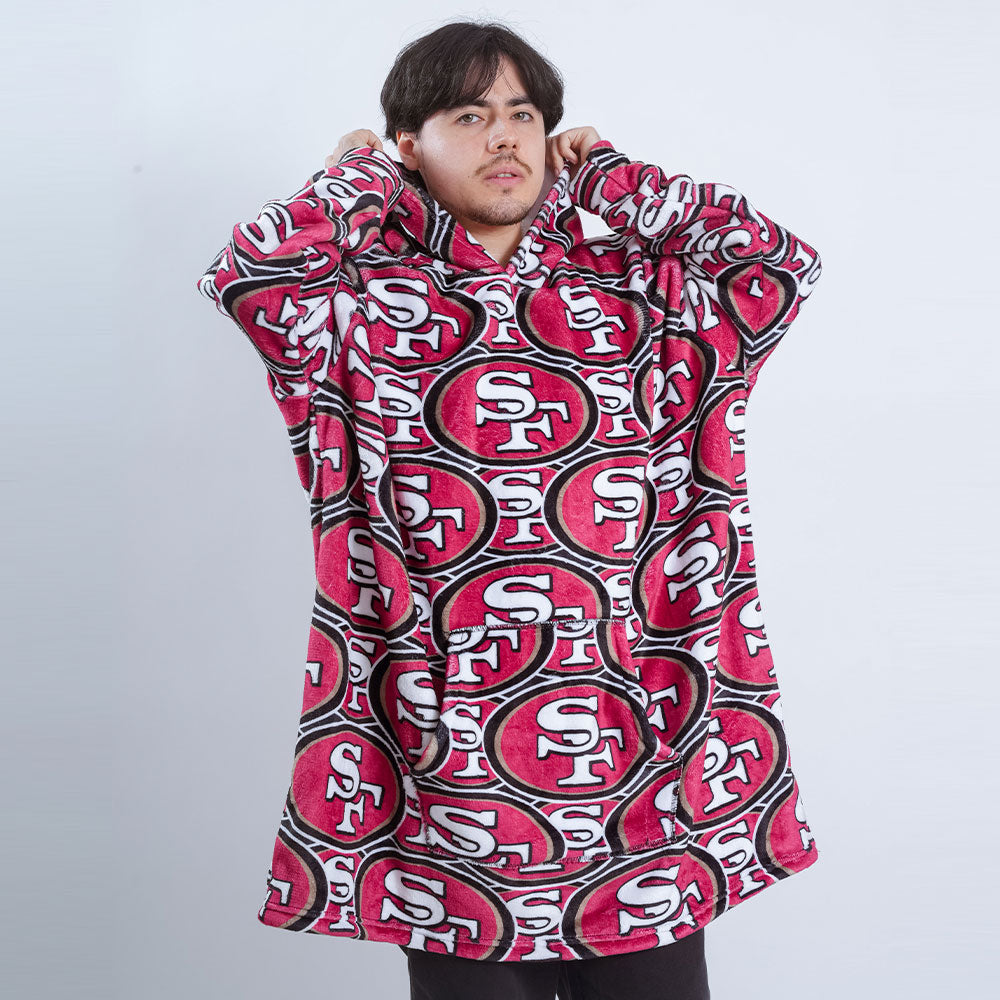 Sudaderota San Francisco 49ers MaxiLogo