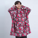 Sudaderota San Francisco 49ers MaxiLogo