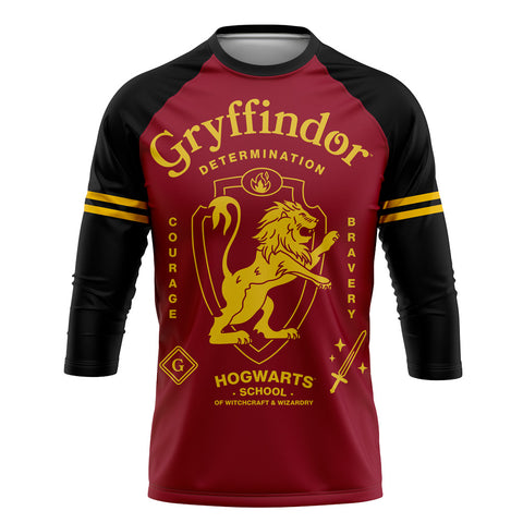 Playera Pijama Ranglan Gryffindor Determination