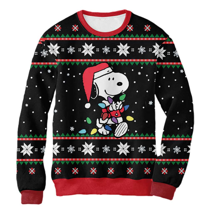 Sudadera Navideña Regalo De Snoopy