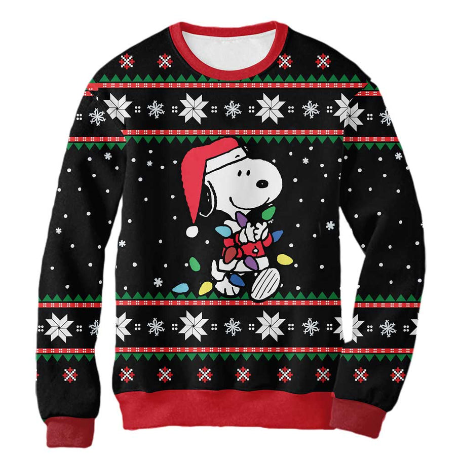 Sudadera Navideña Regalo De Snoopy