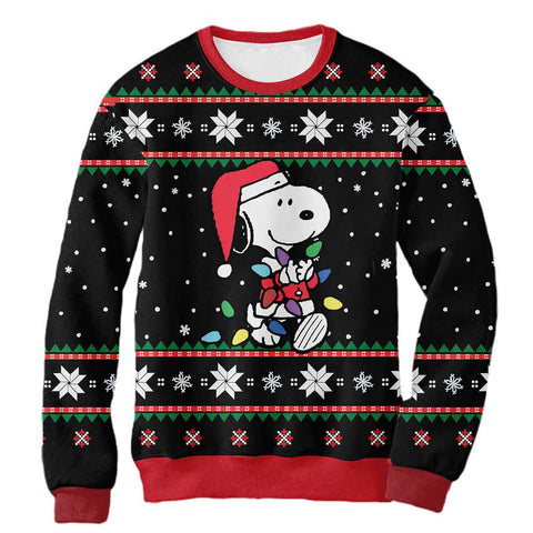 Sudadera Navideña Regalo De Snoopy