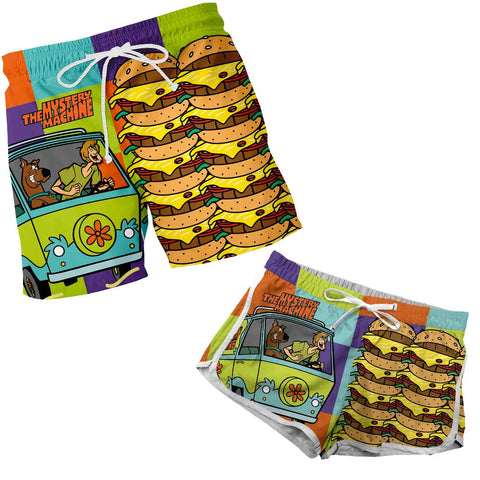 Short Pijama Scooby Hamburguesa