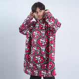 Sudaderota San Francisco 49ers MaxiLogo