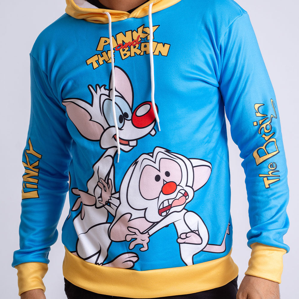 Sudadera Pinky Y Cerebro Blue