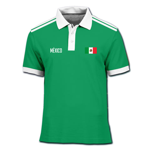 Playera Polo México Retro
