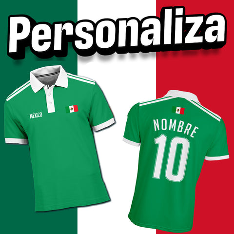 Playera Polo México Retro