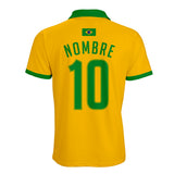Playera Polo Brasil Retro