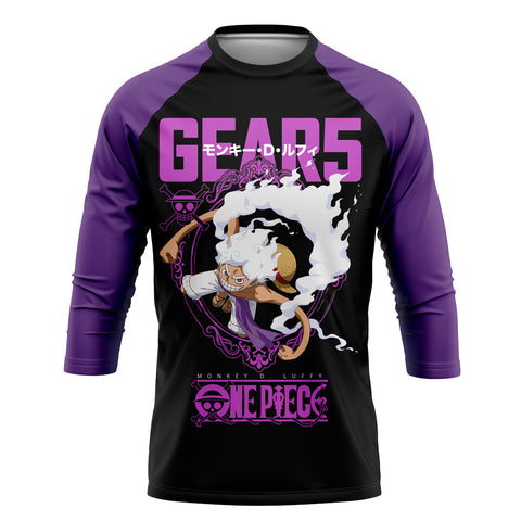 Playera Pijama Ranglan One Piece Gear5