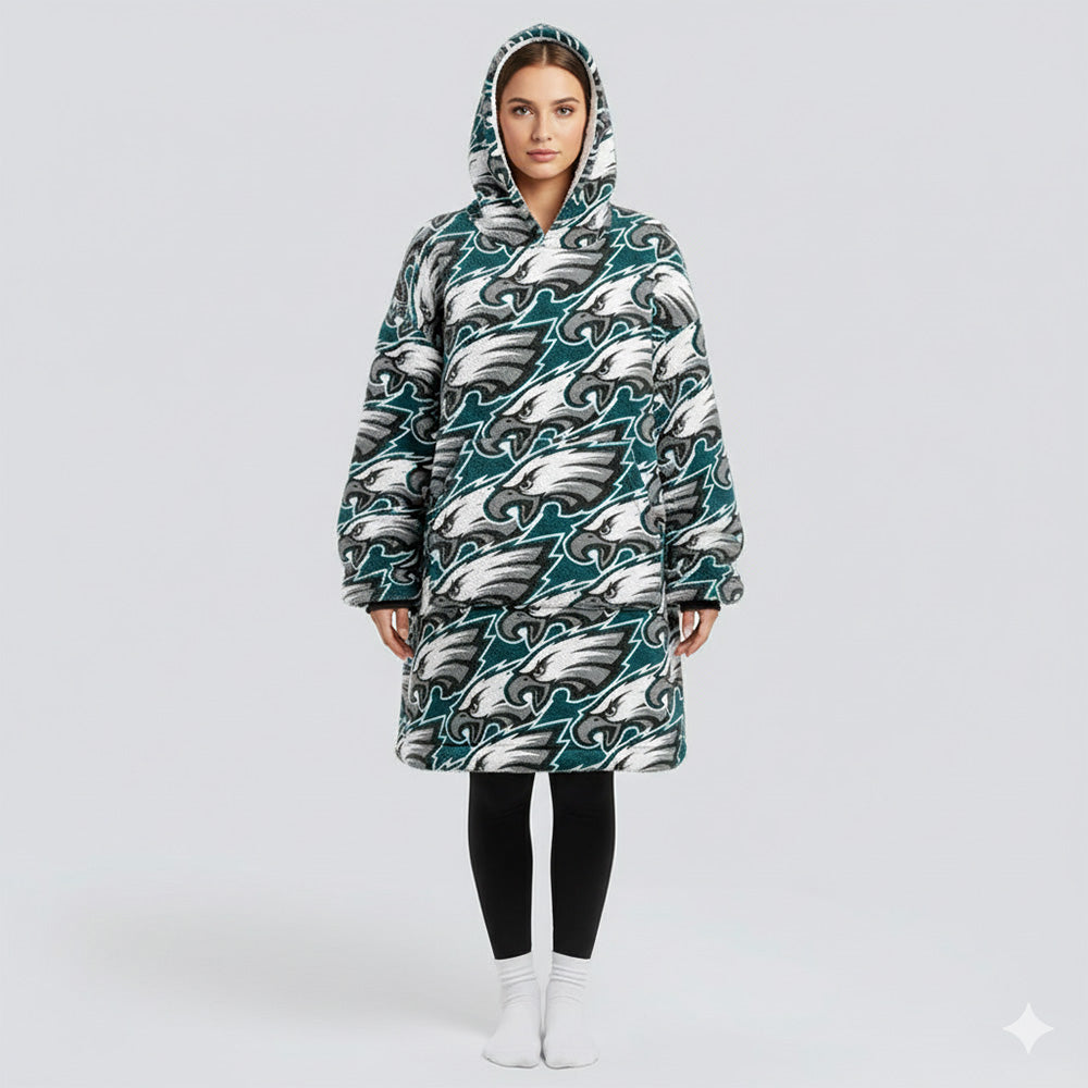 Sudaderota Philadelphia Eagles MaxiLogo