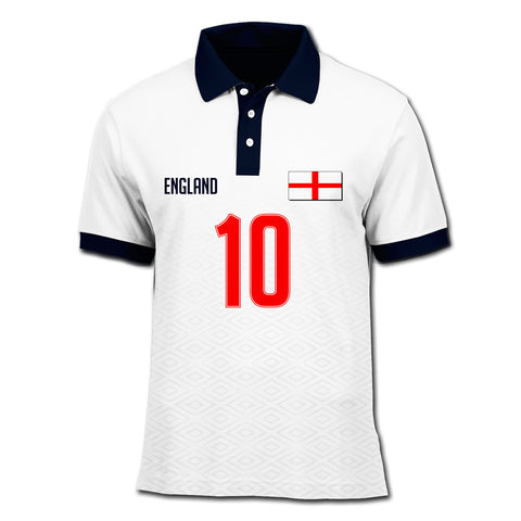 Playera Polo Inglaterra Retro