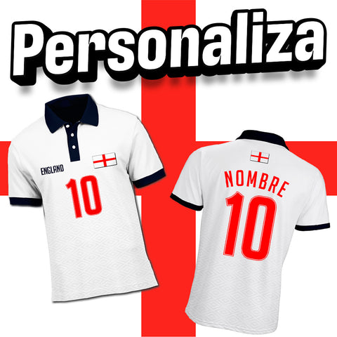 Playera Polo Inglaterra Retro