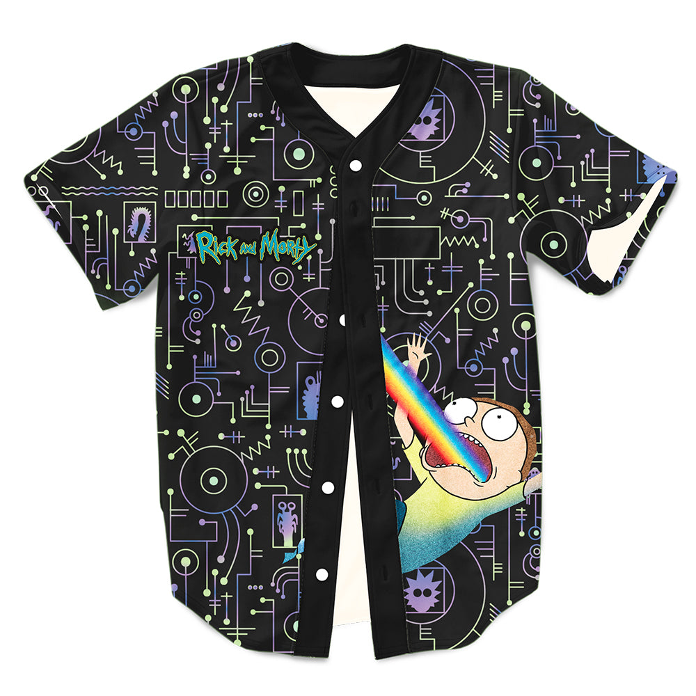 Beisbolera Rick y Morty Rainbow