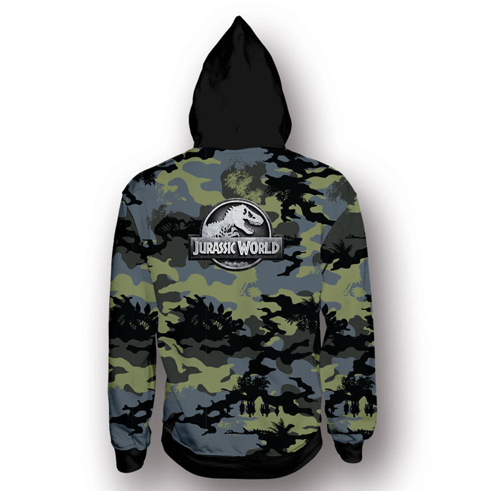 Sudadera Jurassic Blue Camuflaje