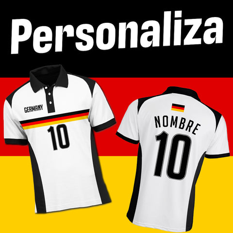 Playera Polo Alemania Retro