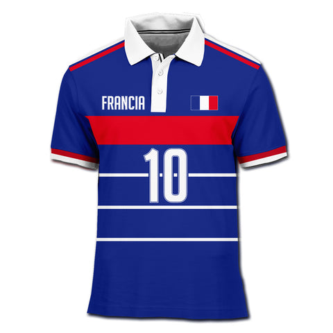 Playera Polo Francia Retro