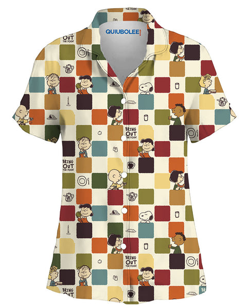 Camisa Pijama Snoopy Food