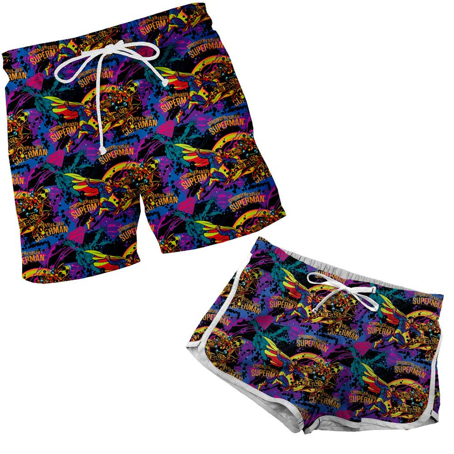 Short Pijama Superman Retro Colors