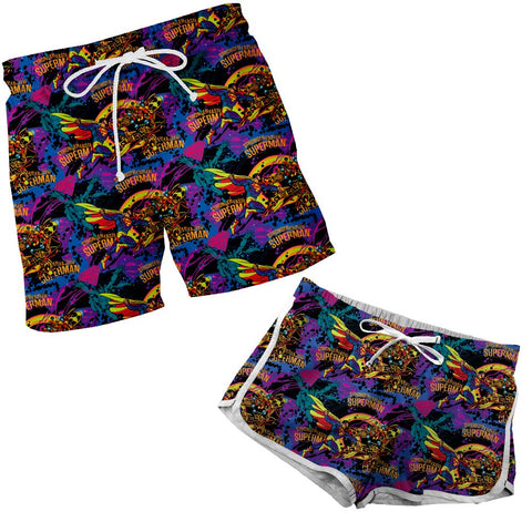 Short Pijama Superman Retro Colors
