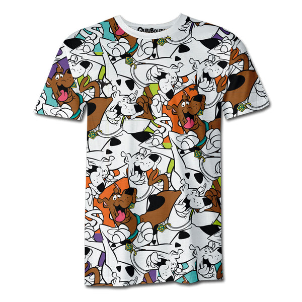 Playera Pijama Scooby Doo Black And Scooby