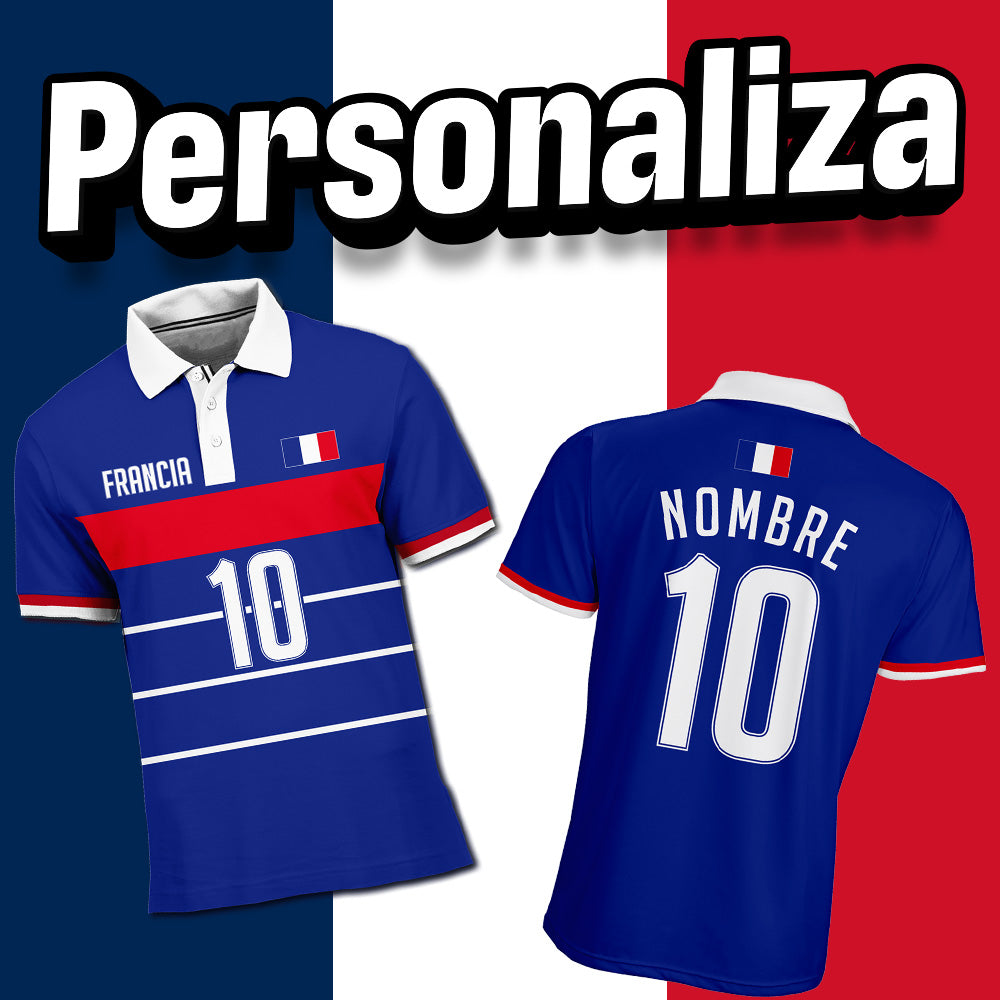 Playera Polo Francia Retro