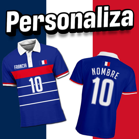 Playera Polo Francia Retro