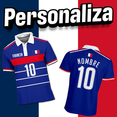 Playera Polo Francia Retro