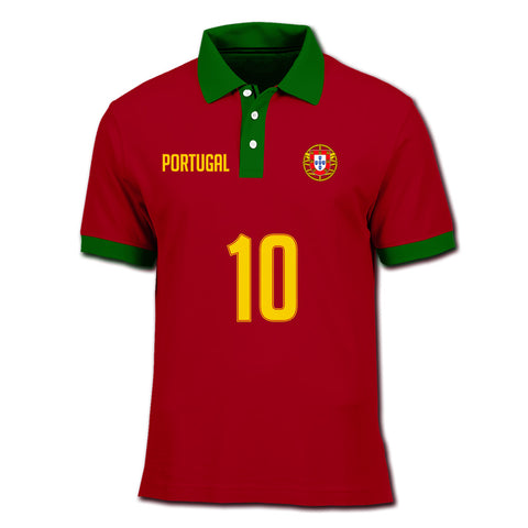 Playera Polo Portugal Retro