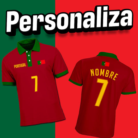 Playera Polo Portugal Retro