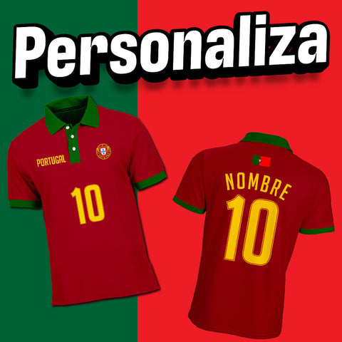 Playera Polo Portugal Retro