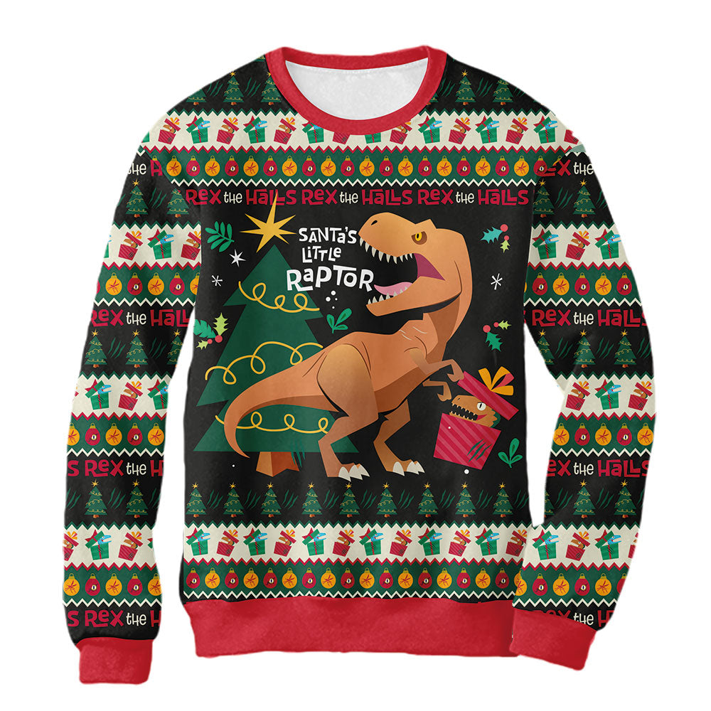 Sudadera Navideña Jurassic Park T-Rex