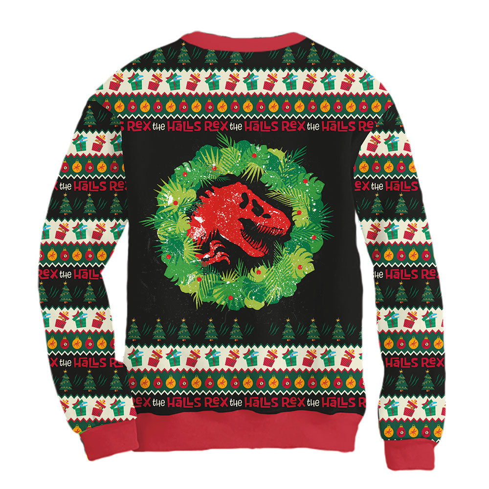Sudadera Navideña Jurassic Park T-Rex