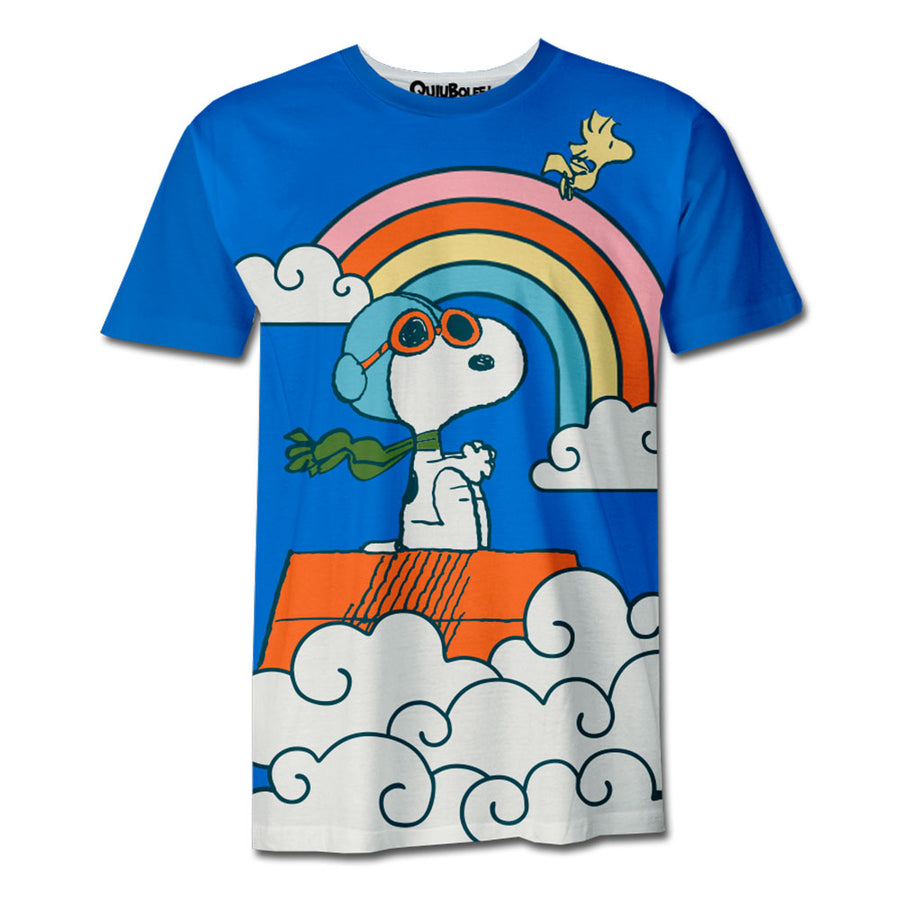 Playera Pijama Snoopy Pilot Sky