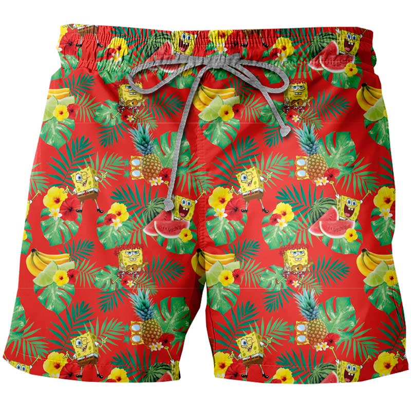 Traje de baño Bob Esponja Frutas Tropicales