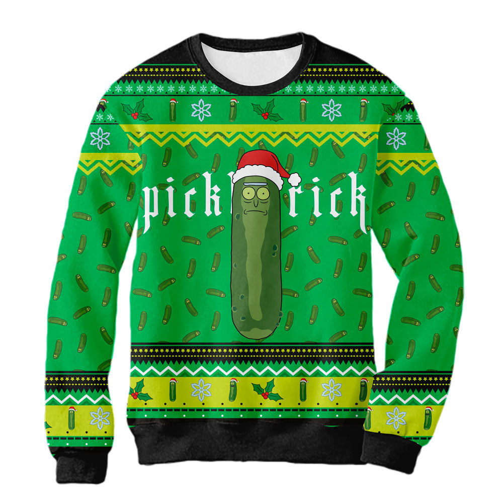 Navideño Pickle Rick Oficial