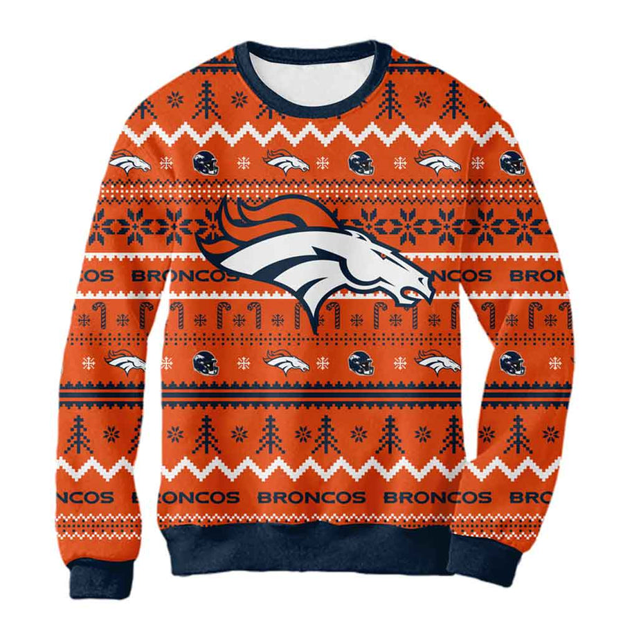 Sudadera Navideña Denver Broncos