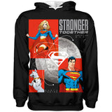 Sudadera Superman Y Supergirl