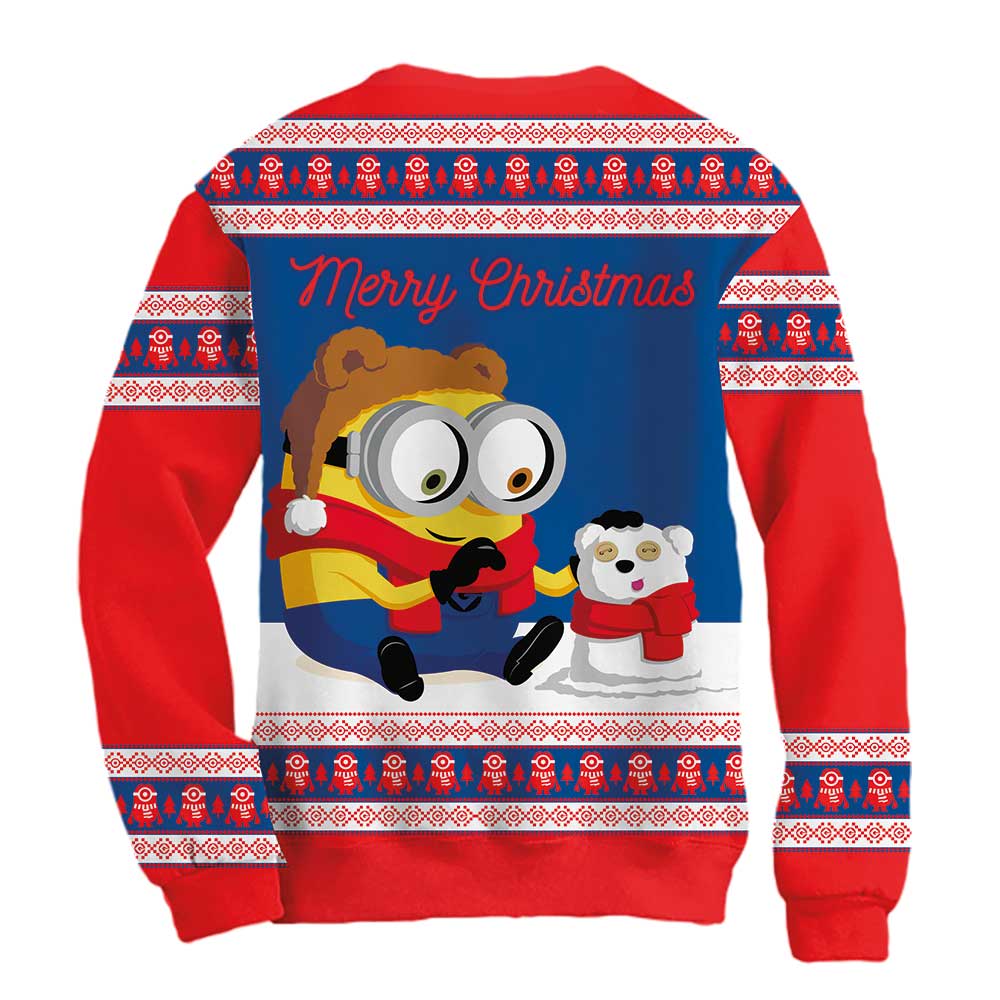 Sudadera Navideña Minions Merry Christmas