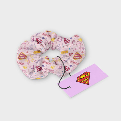 Scrunchy Supergirl Pink