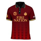 Playera Polo Avatar Fire Nation