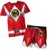 Conjunto Pijama Mighty Morphin Red Ranger