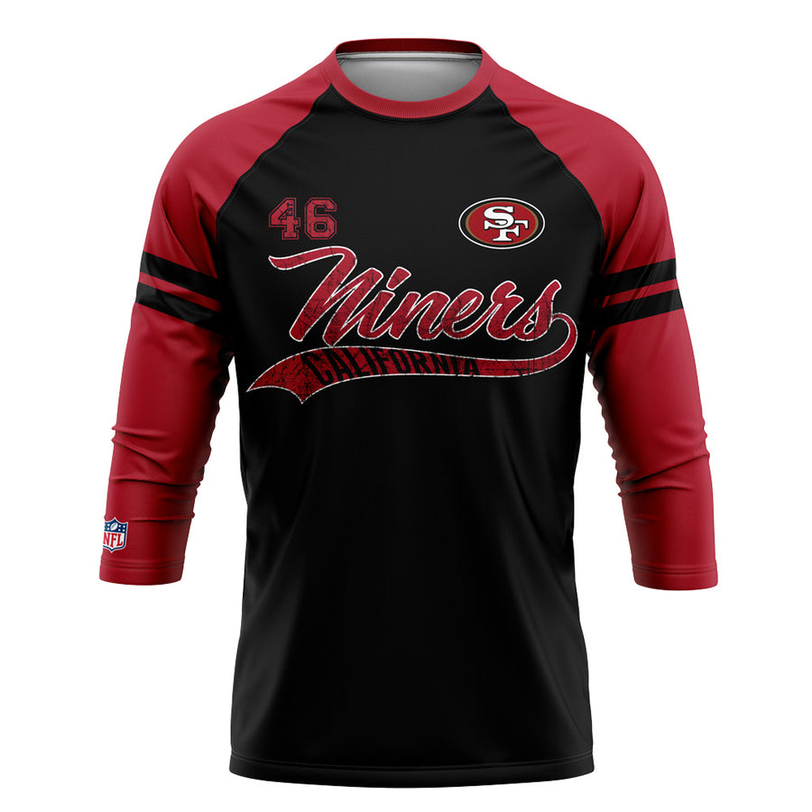 Playera Pijama Ranglan San Francisco 49ers Classic