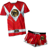Conjunto Pijama Mighty Morphin Red Ranger