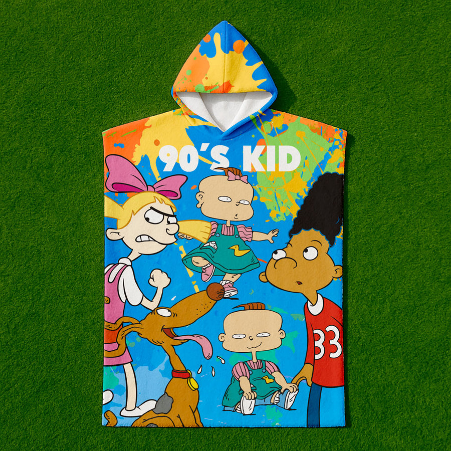 Poncho Toalla Nick 90s Party