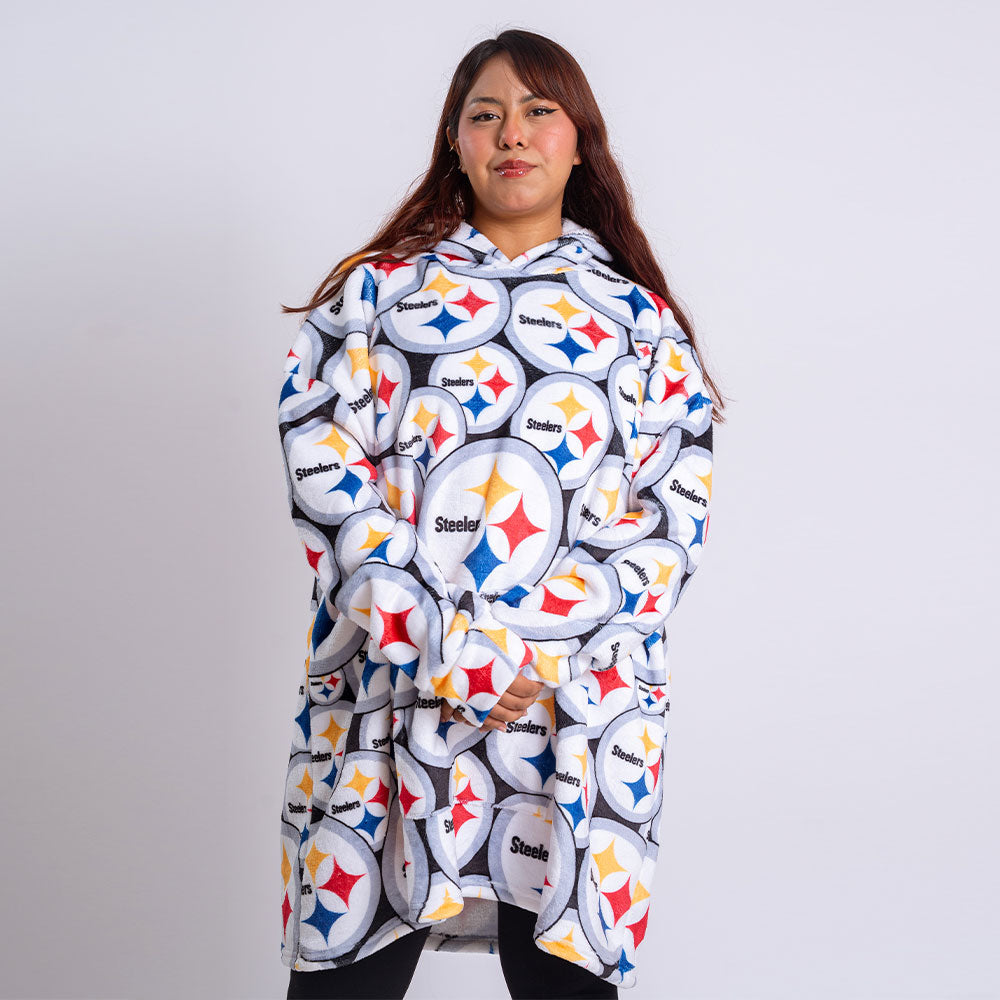 Sudaderota Pittsburgh Steelers MaxiLogo