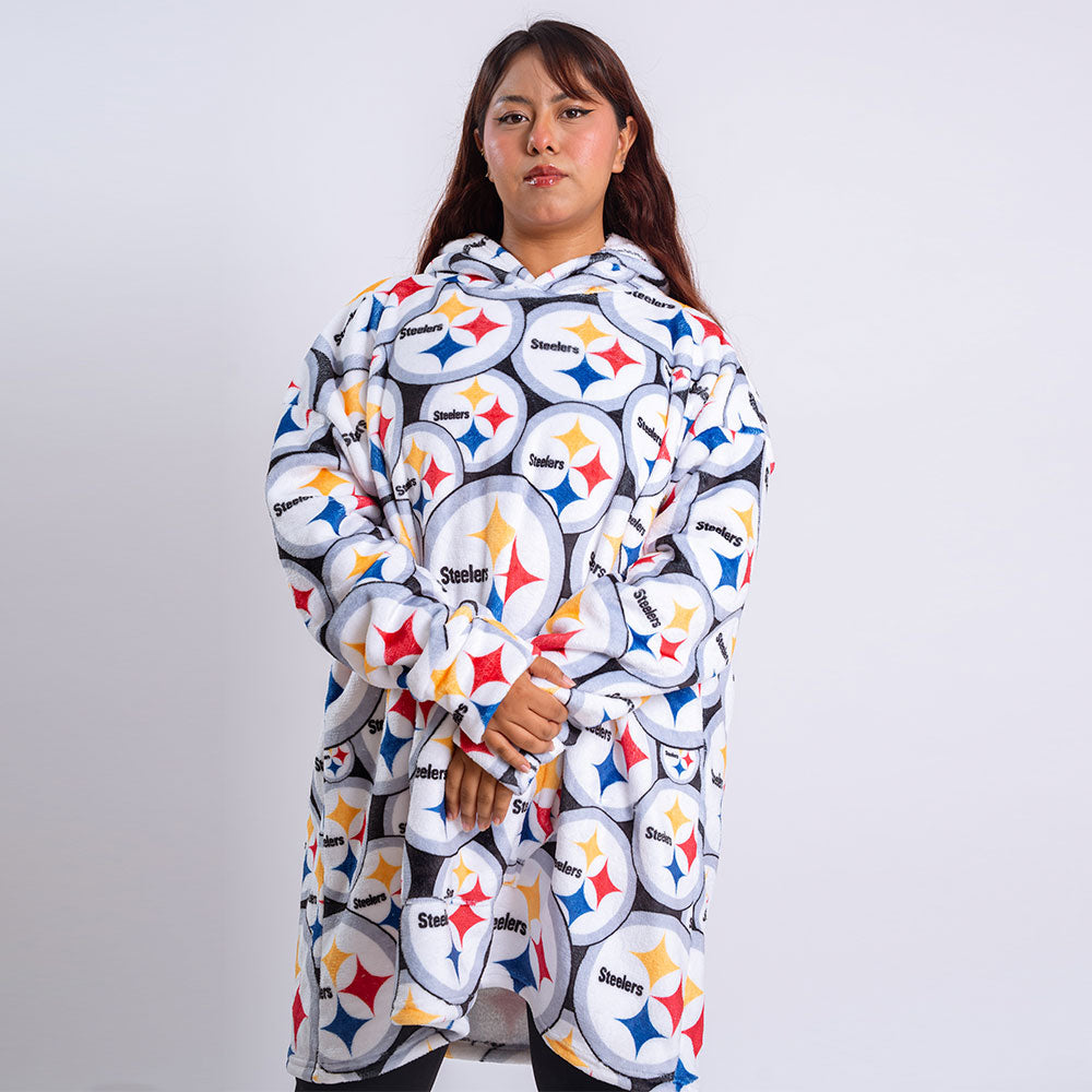 Sudaderota Pittsburgh Steelers MaxiLogo