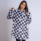 Sudaderota Snoopy Ajedrez